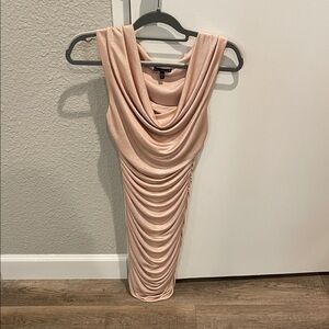 Express Cocktail Bodycon Cowl Neck Midi Dress